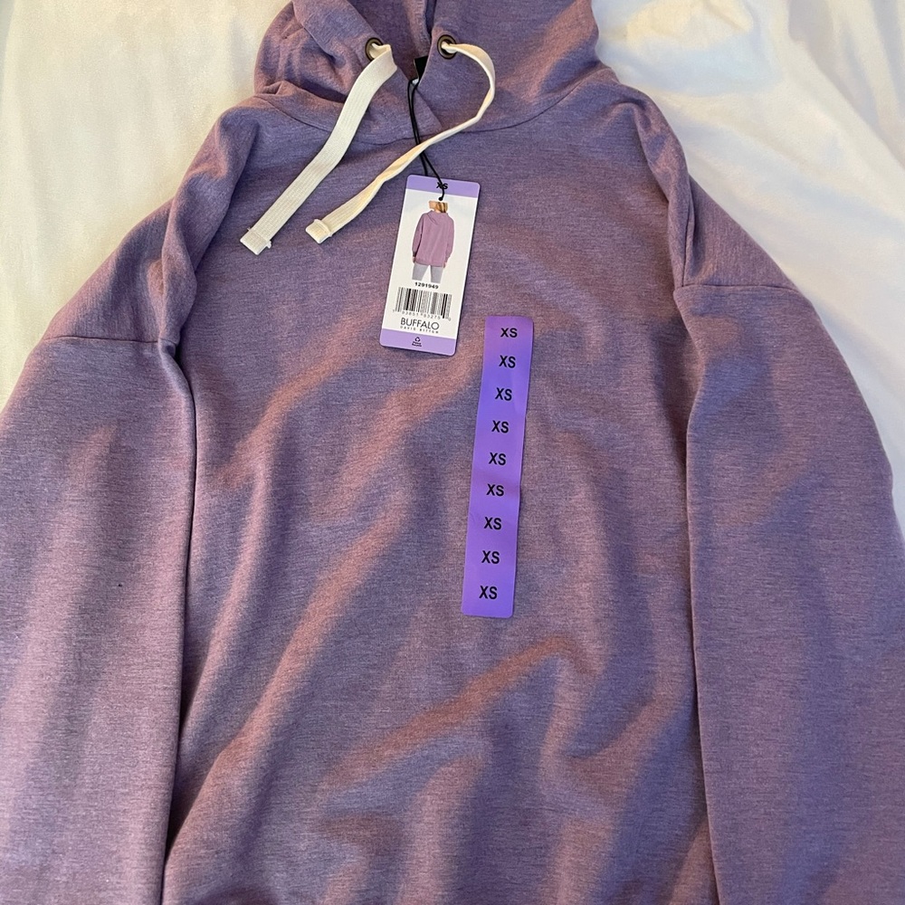 purple hoodie
